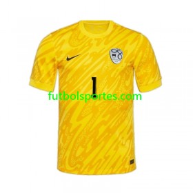 Camiseta Eslovenia Jan Oblak 1 Portero Primera Equipación Euro 2024